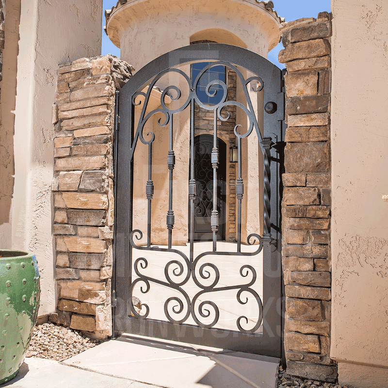iron-single-door-design