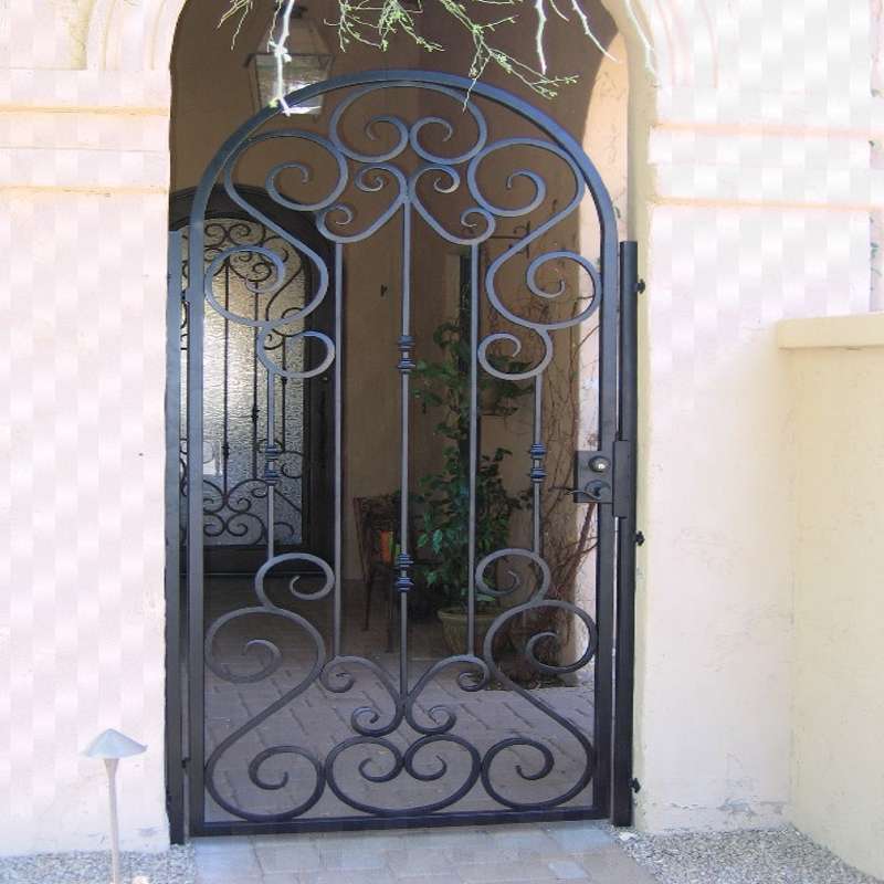 iron-single-door-design