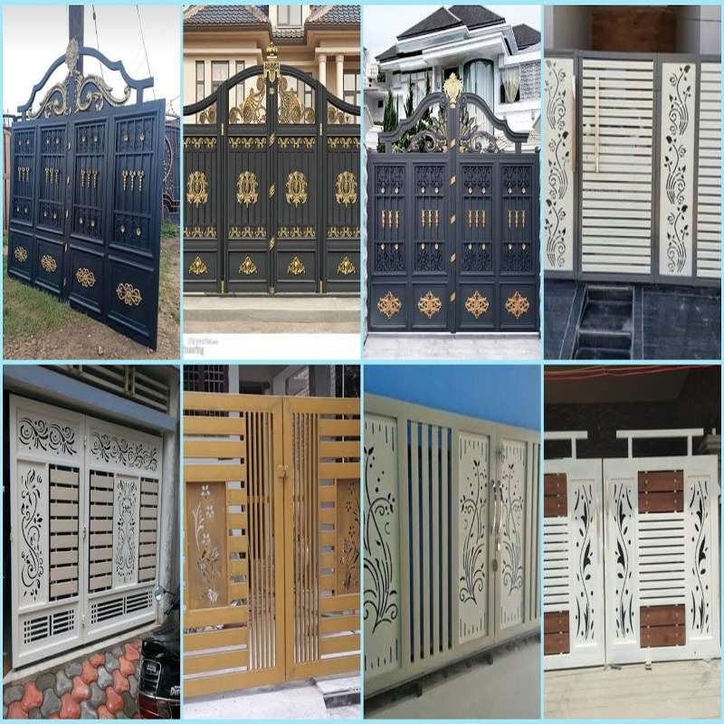 Steel/Aluminium Metal Large Gate