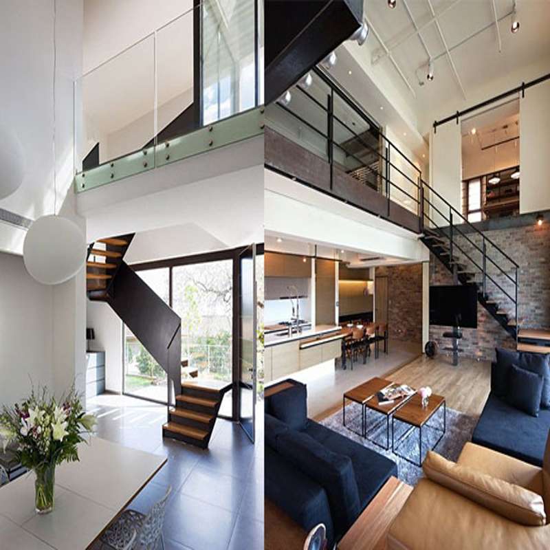 House inside Steel/Aluminium interior Decor